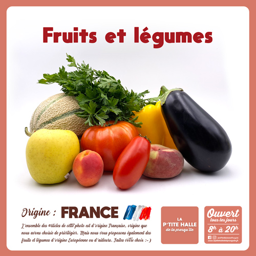 fruits France supérette lège Grand Crohot